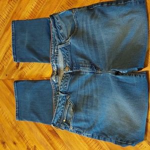 Eddie Bauer Slightly Curvy Straight Leg Jeans Size 16 Short